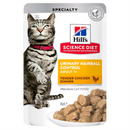 Hill's 1+ Urinary Hairball Control Chicken Cat Food 85g
