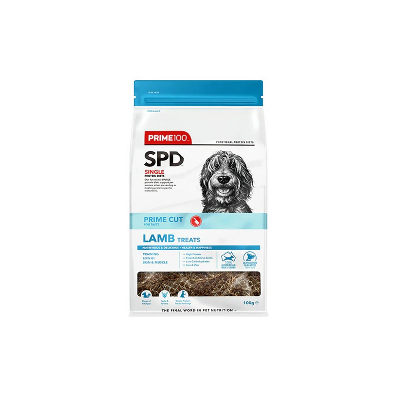 Prime100 SPD Prime Cut Lamb Dog Treats 100g