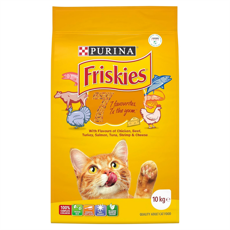 Friskies 7 Flavours Cat Food 10kg