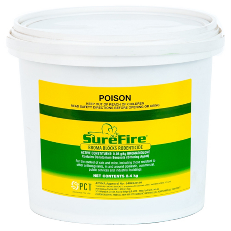 PCT SureFire Broma Bait Blocks Rodenticide