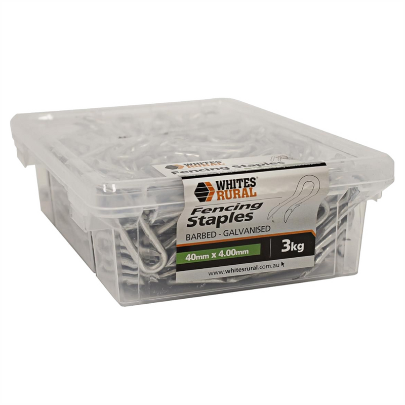 Whites Barbed Wire Fencing Staples 40 x 4mm 3kg