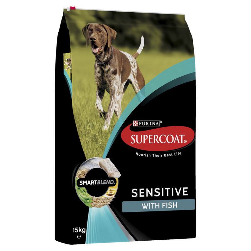 Supercoat Adult Sensitive Dog Food 15kg