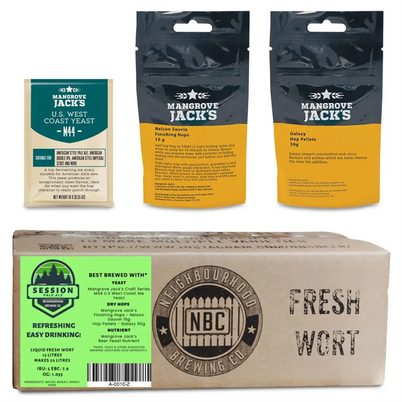 NBC Session Pale Ale Fresh Wort Kit + Bonus