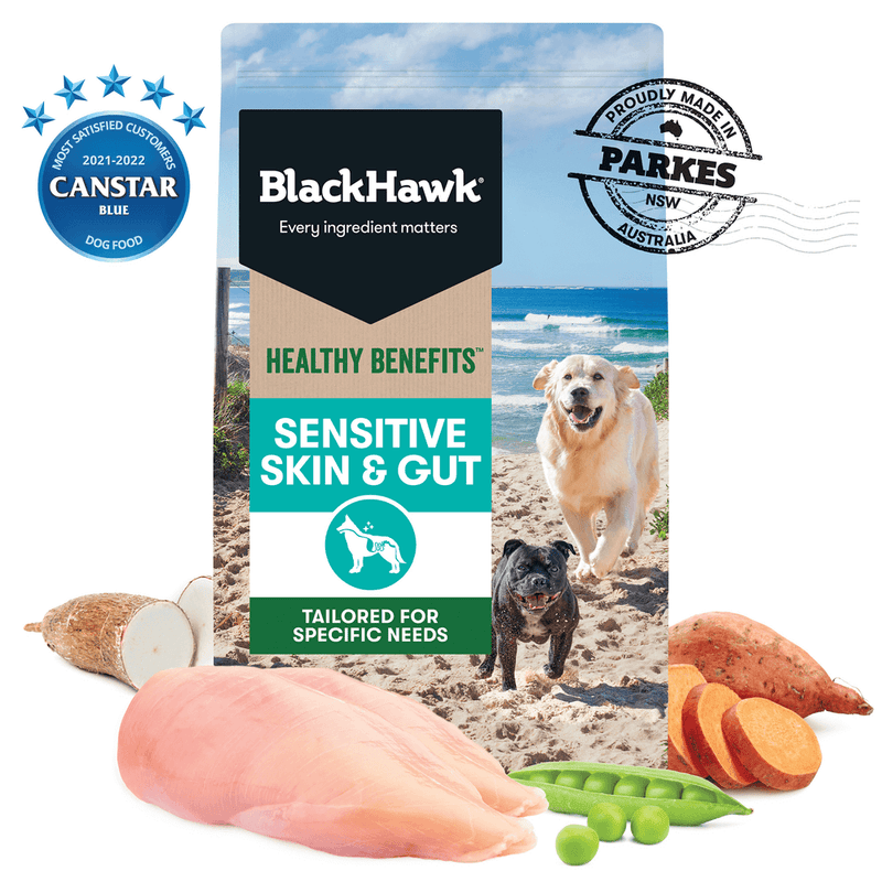 Black Hawk Healthy Benefits Sensitive Skin & Gut Dog Food