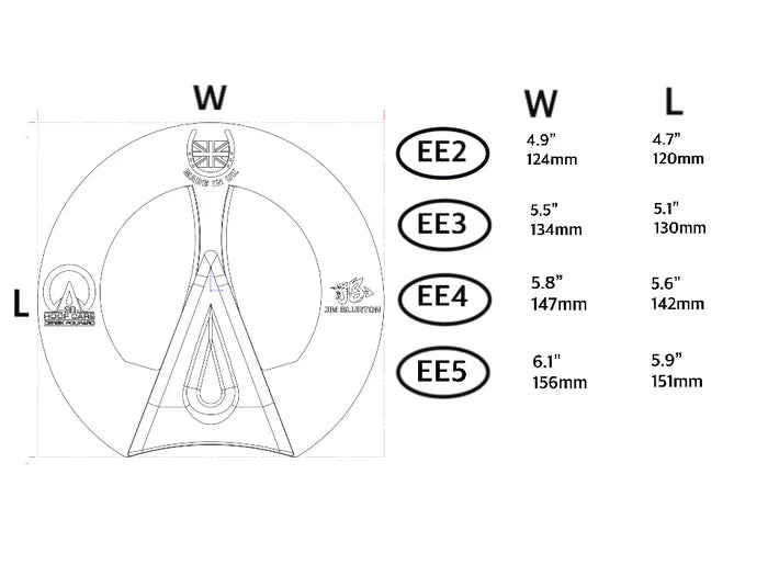 Jim Blurton ED Eclipse 2° Wedge Hoof Pads