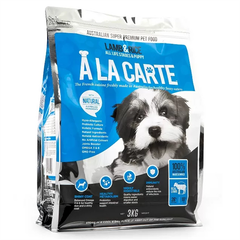 A La Carte Lamb & Rice All Stage Dog Food