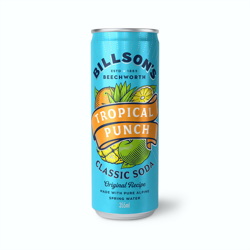 Billson's Tropical Punch Classic Soda 355ml