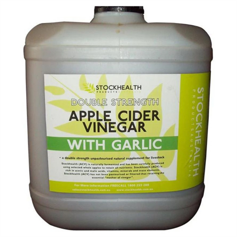 Stockhealth Double-Strength Apple Cider Vinegar with Garlic