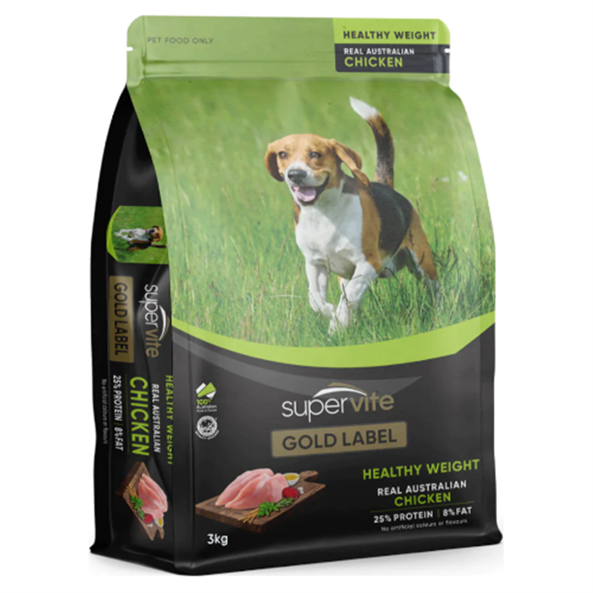 Supervite Gold Label Chicken Healthy Weight Dog Food Raymonds Warehouse