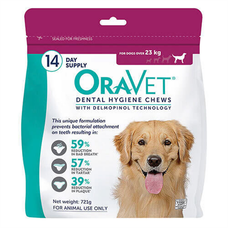 OraVet Dental Hygiene Chews for Large Dogs 14pk