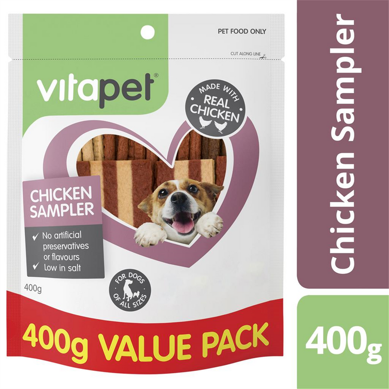 VitaPet Chicken Sampler Dog Treats