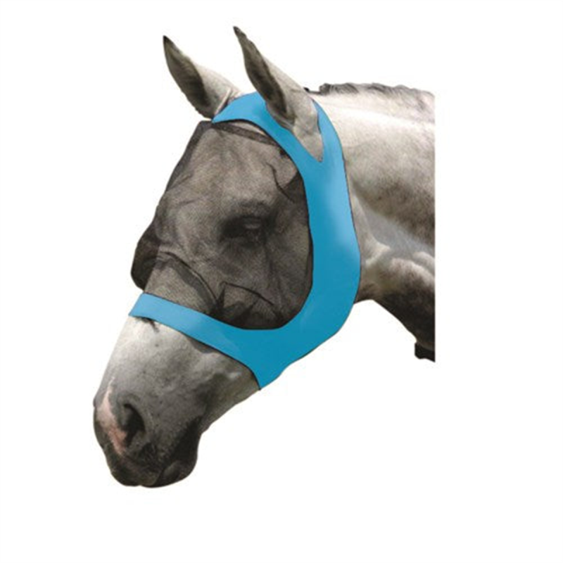 Kool Master Lycra Eye Saver Fly Mask Black/Turquoise