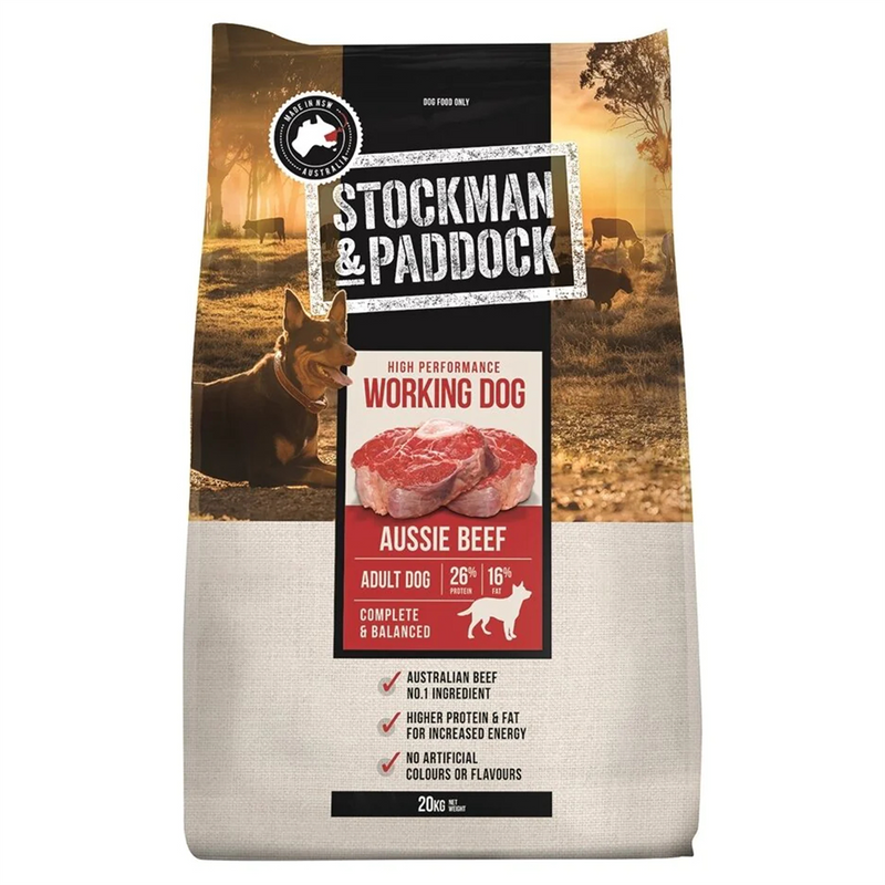 Stockman & Paddock Aussie Beef Working Dog Food