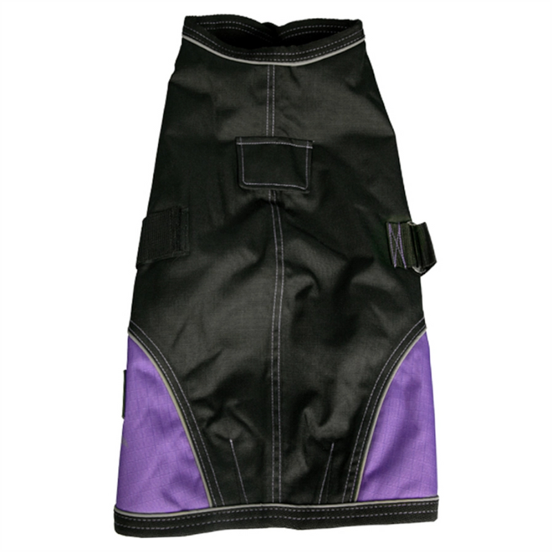 Pet One NightWalker Black/Purple Dog Coat