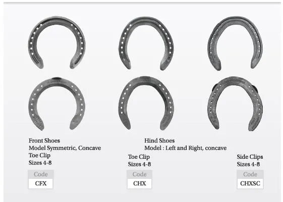 Concorde Xtra Hind Side-Clip Horseshoes