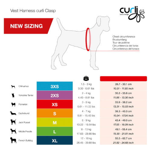 Curli Air-Mesh Dog Harness Fuchsia