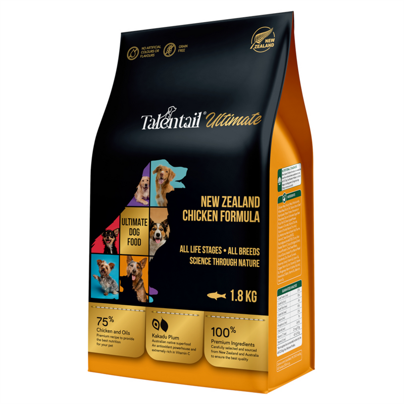 Talentail Ultimate New Zealand Chicken Dog Food 1.8kg