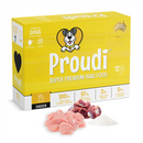 Proudi Premium Raw Chicken Patties for Dogs 200g 12pk