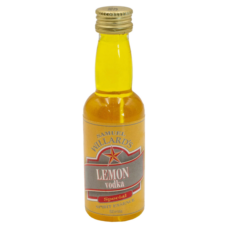 Samuel Willard's Gold Star Lemon Vodka Spirit Essence 50ml