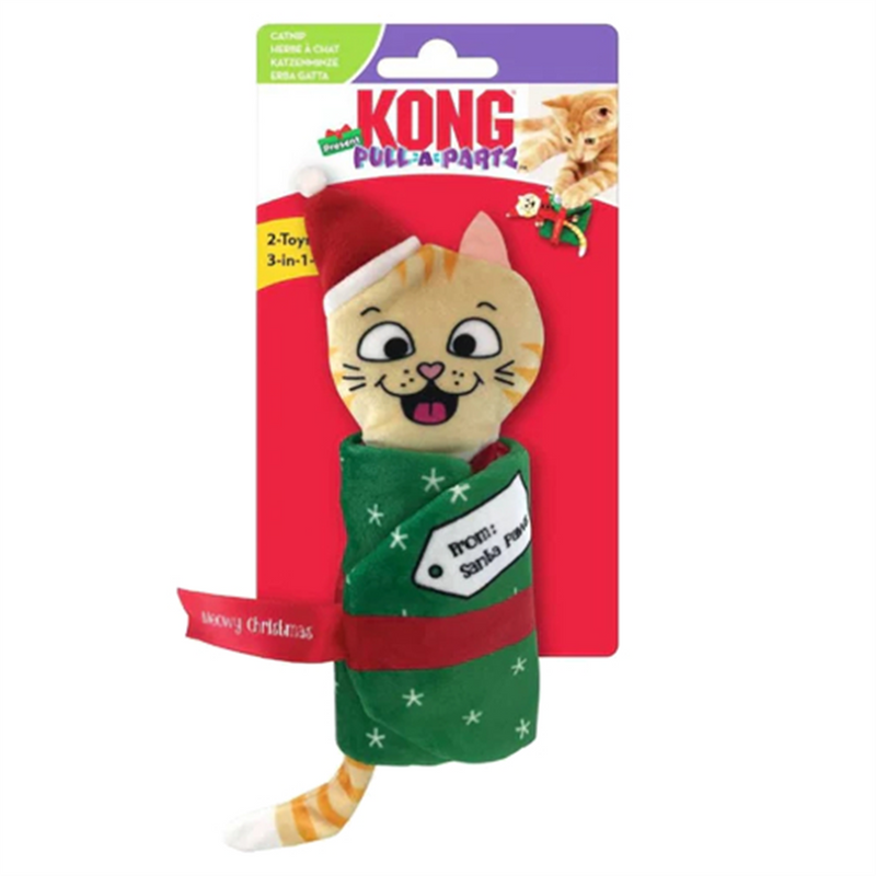 KONG Pull-A-Partz Present Cat Toy