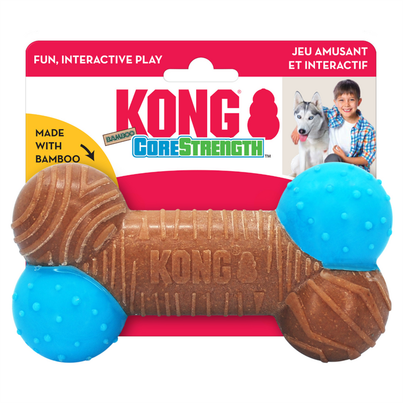 KONG CoreStrength Bamboo Bone Dog Toy