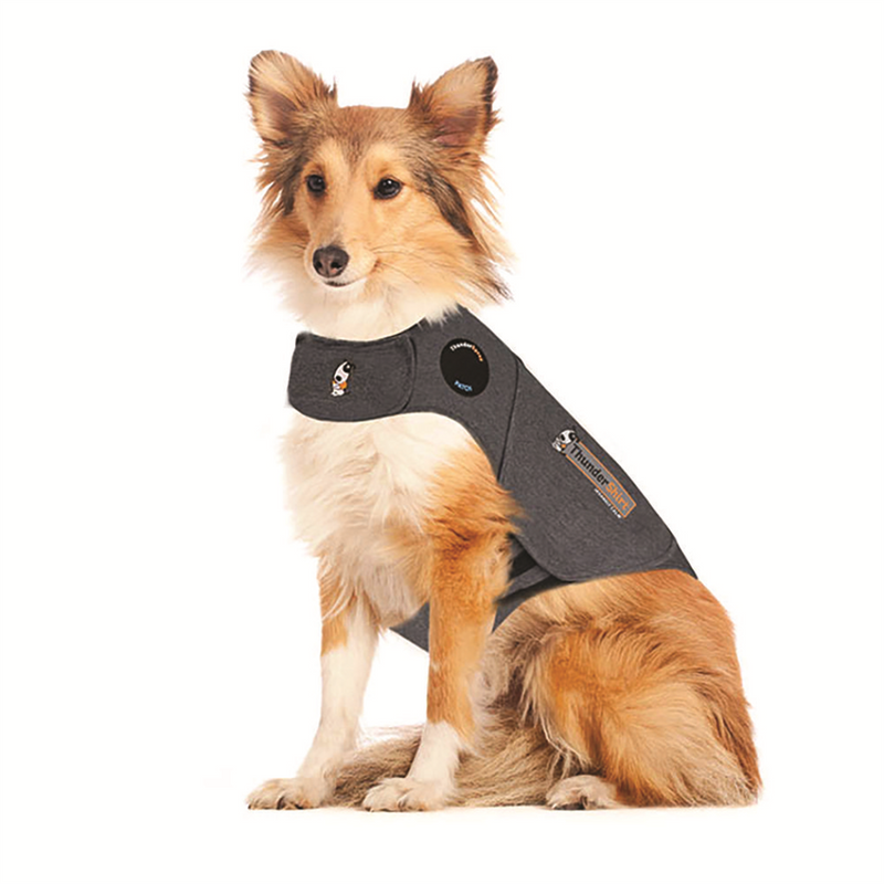 ThunderShirt Heather Grey Dog Coat