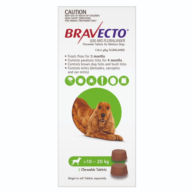 Bravecto Chew for Dogs 10 - 20kg