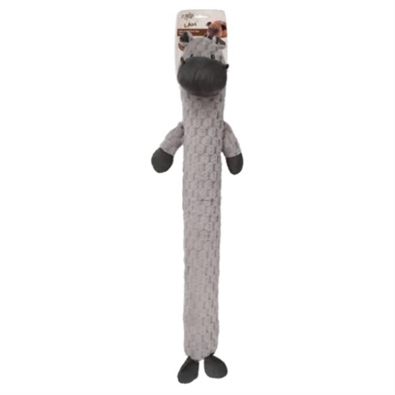 All For Paws Snuggle Straw Hippo Jumbo Dog Toy