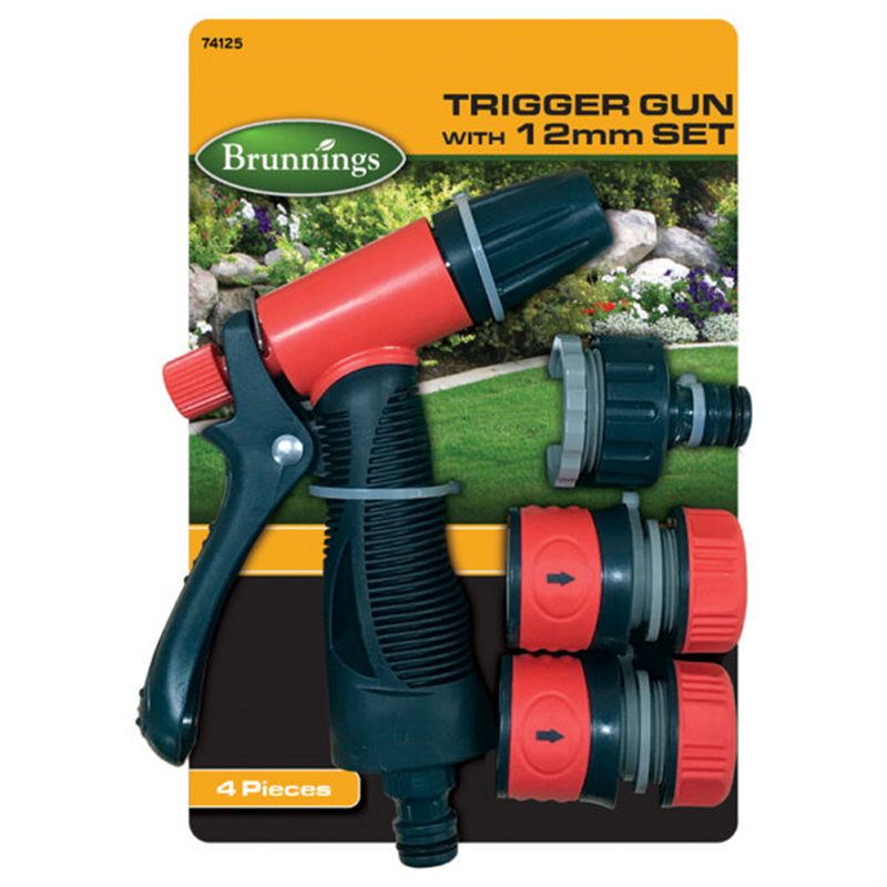 Brunnings Trigger Gun with 12mm Set