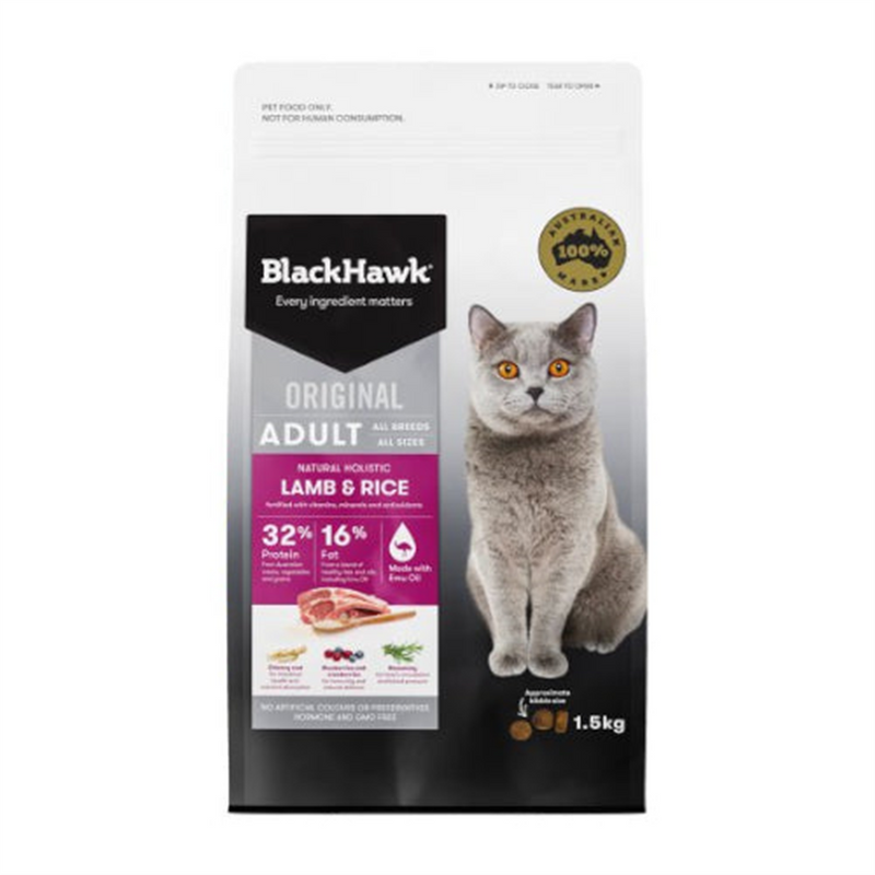 Black Hawk Lamb & Rice Cat Food