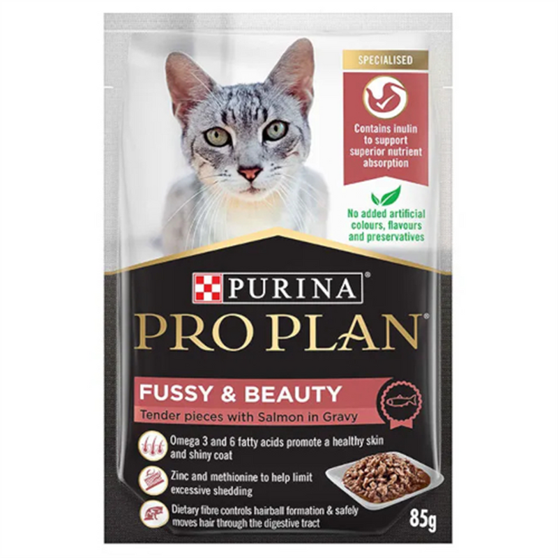 Pro Plan Fussy & Beauty Cat Food 85g