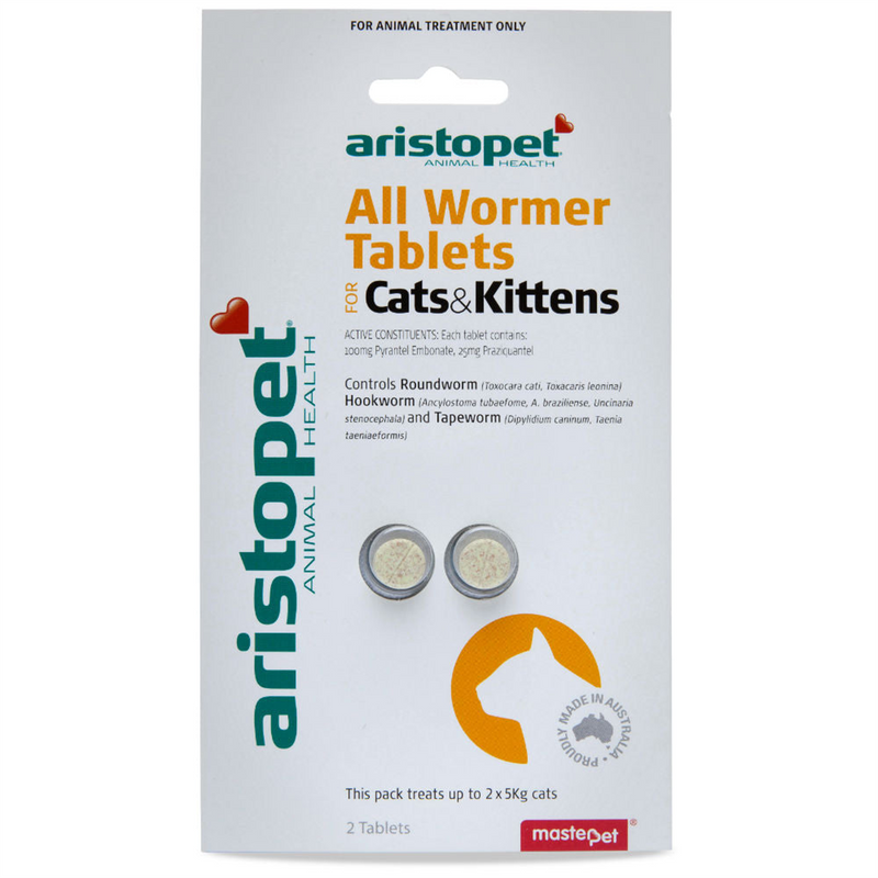 Aristopet Allwormer Tablets for Cats & Kittens