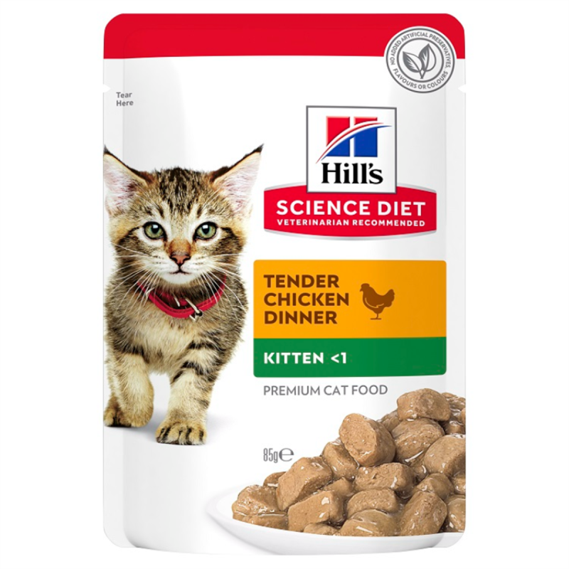 Hills Chicken Kitten Food 85g