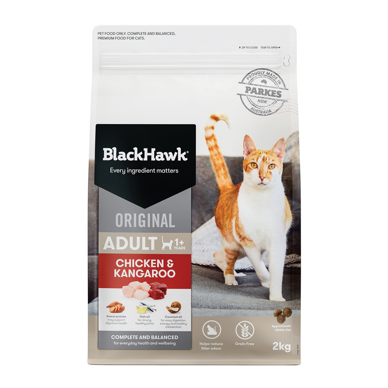 Black Hawk Chicken & Kangaroo Cat Food