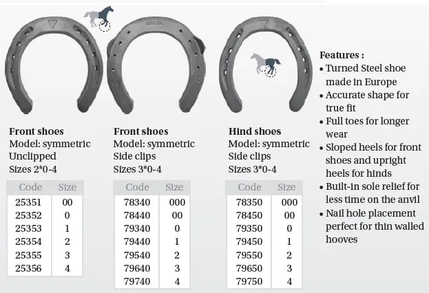 Delta Challenger Front Unclipped Horseshoes