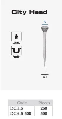 Derby CH Horseshoe Nails Size 5