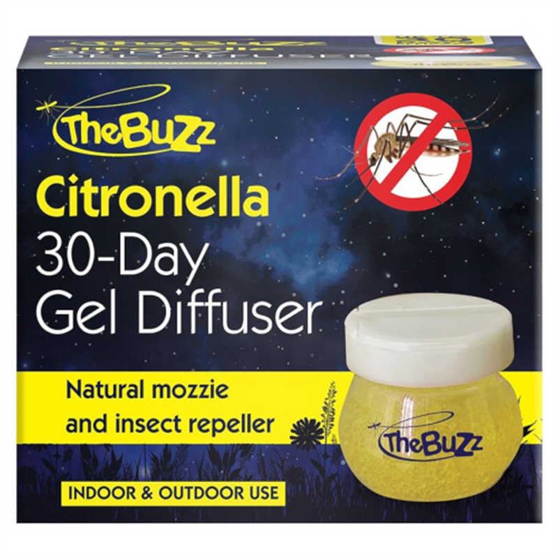 The Buzz Citronella 30-Day Gel Diffuser