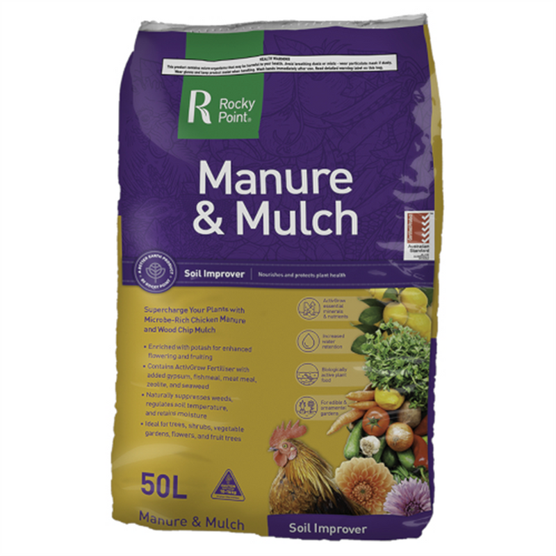 Rocky Point Manure & Mulch 50L