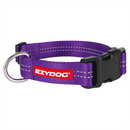 EzyDog Essential Adjustable Dog Collar Purple