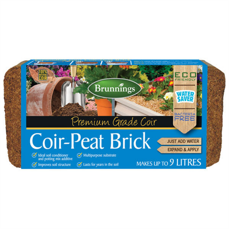 Brunnings Coir Peat Brick