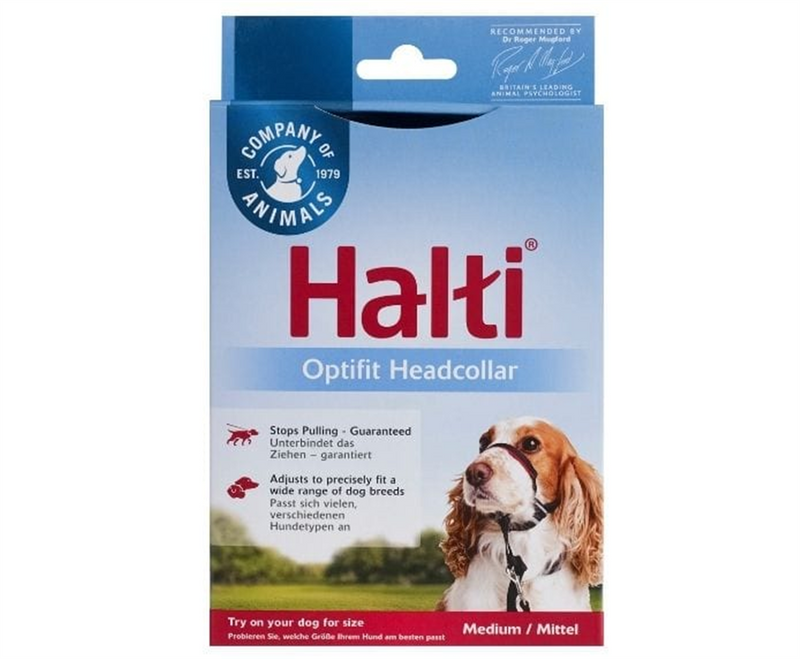 Halti Optifit Headcollar Black