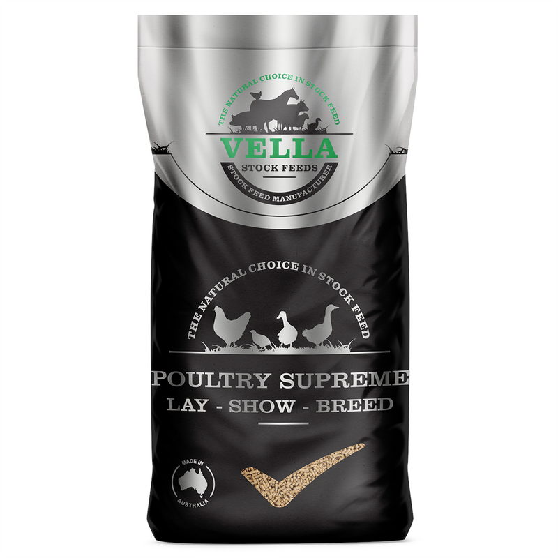 Vella Poultry Supreme Lay Show Breed Macro Pellets