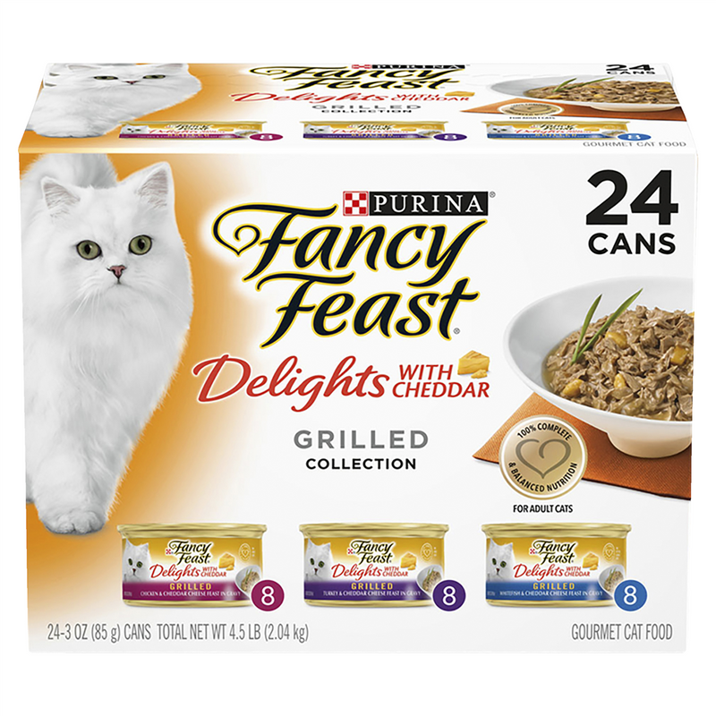 Fancy Feast Cheddar Delights Grilled Cat Food 85g