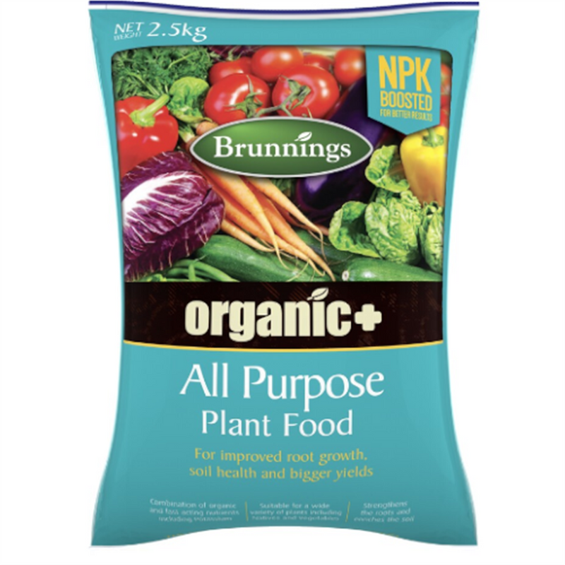 Brunnings Organic+ All Purpose Plant Food