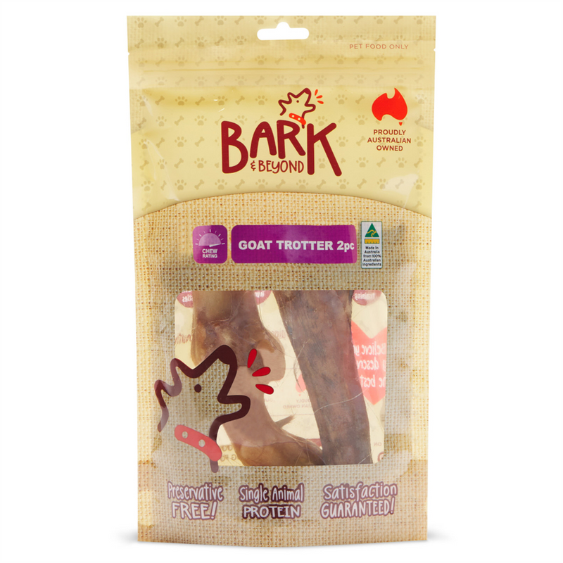 Bark & Beyond Goat Trotter Dog Treat 2pk