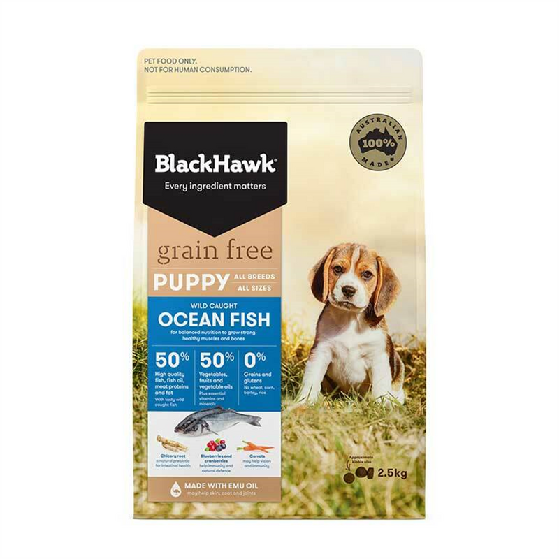 Black Hawk Grain Free Ocean Fish Puppy Food