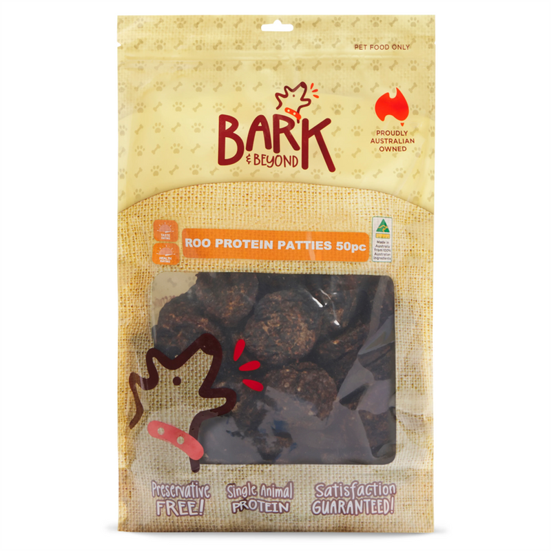 Bark & Beyond Roo Protein Patties Dog Treats