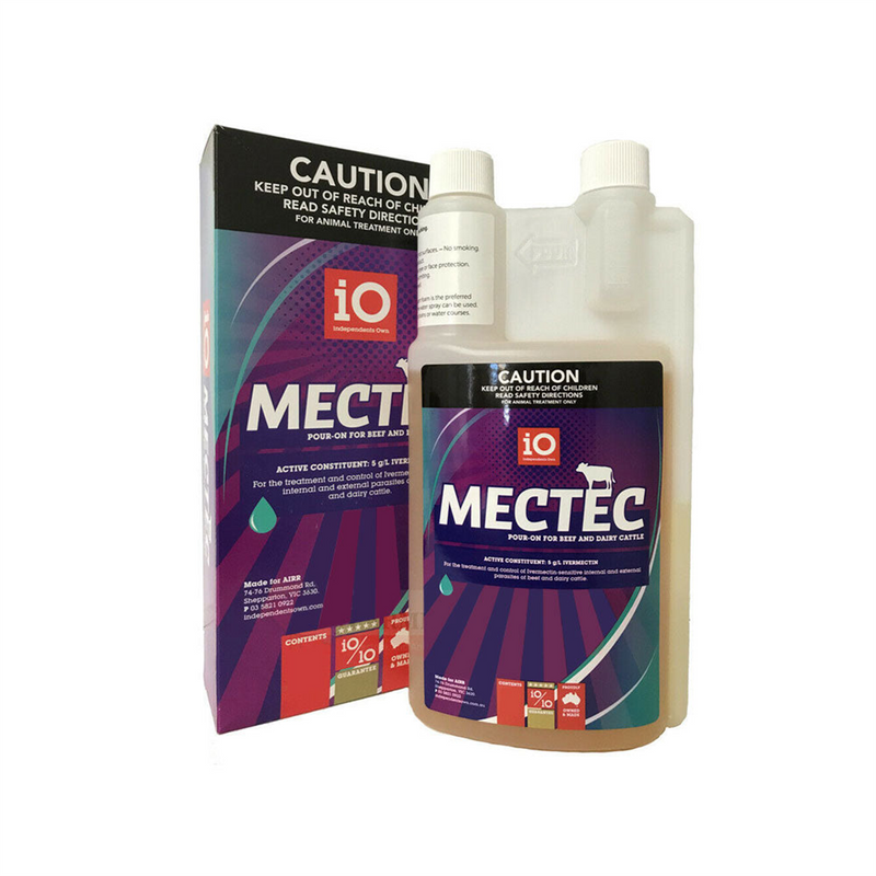 iO MecTec Pour-On for Beef and Dairy Cattle