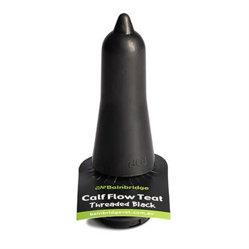Bainbridge Flow Teat Threaded Black