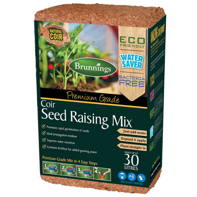 Brunnings Coir Seed Raising Mix Block 30L